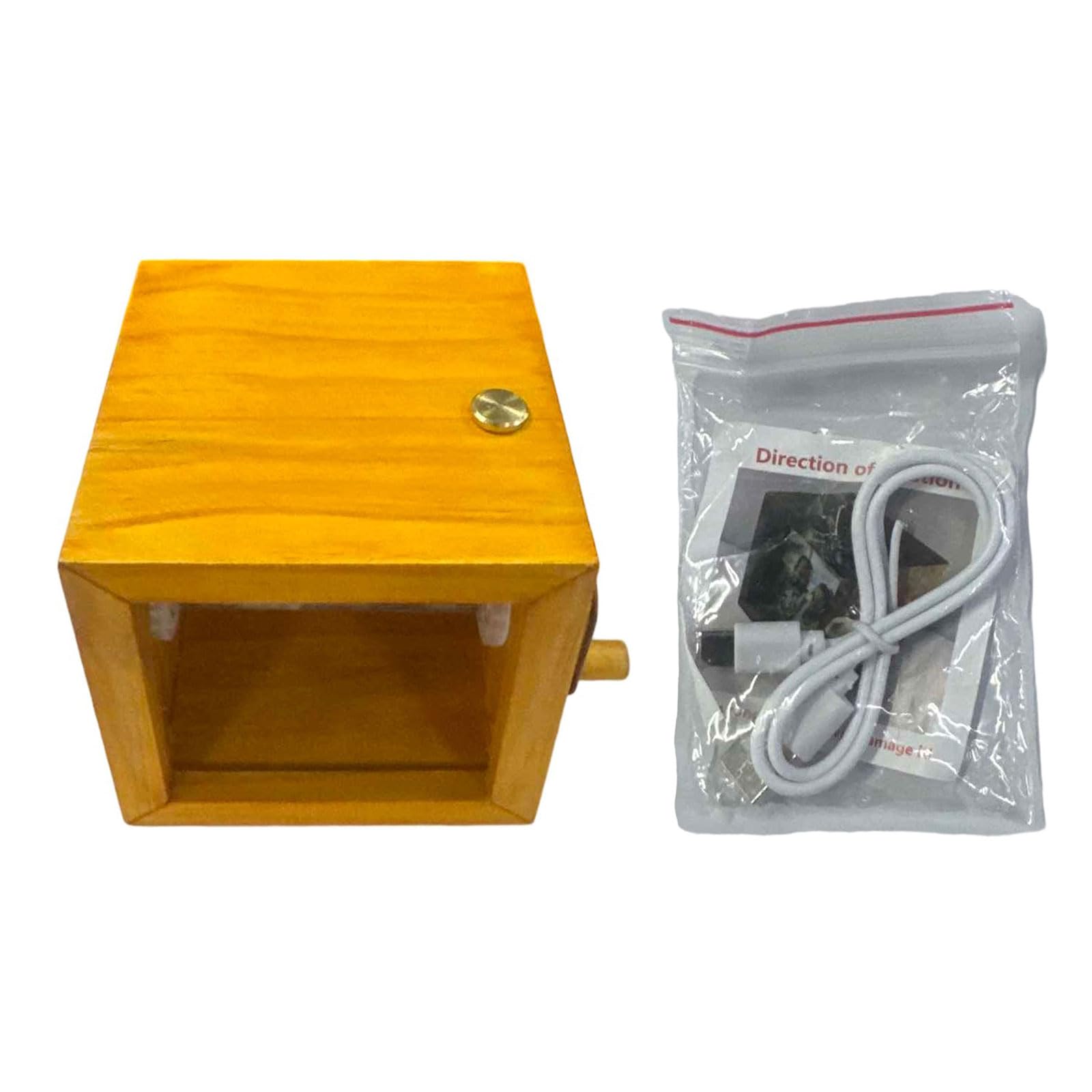 Hand Crank Photography Album Vintage Wooden Photo Flipbook Frame for Documenting Adventure Celebration Desktop Decors Vintage Homes Desktop Decors