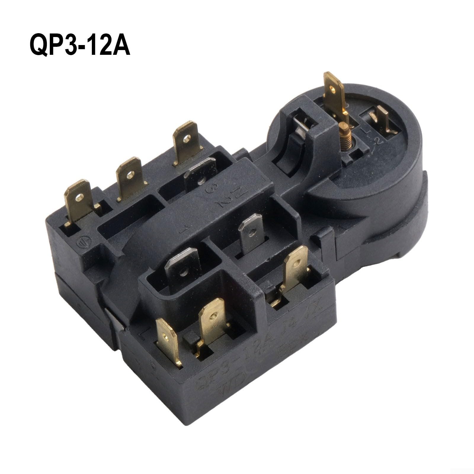 QP3-12A Relè Avvio Frigorifero, Compressore Overload Protector, Plastica e Metallo Starter Componente (1PCS)