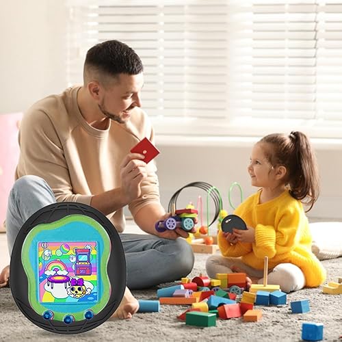 Miniatura 7 de AZURAOKEY Funda de silicona de repuesto compatible con Tamagotchi Uni, funda suave anticaída para Tamagotchi Uni, accesorios con cordón para el dedo