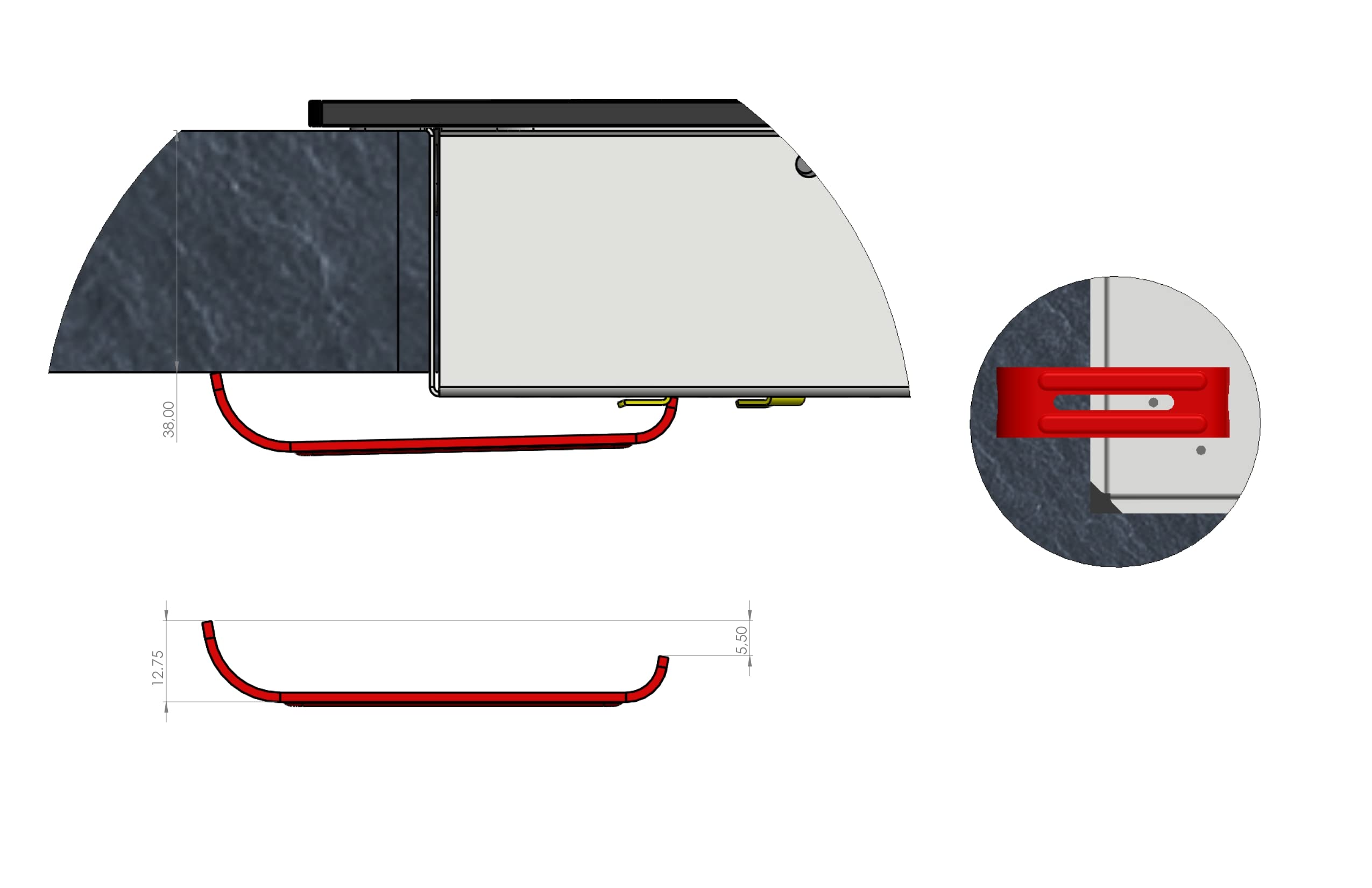 Respekta set cuisinière four et table de cuisson/Four de 62 L inclus avec plaque de cuisson/Cuisinière avec 2 plaques de cuisson/Classe d'efficacité énergétique A / HS1000-33/2 pièces