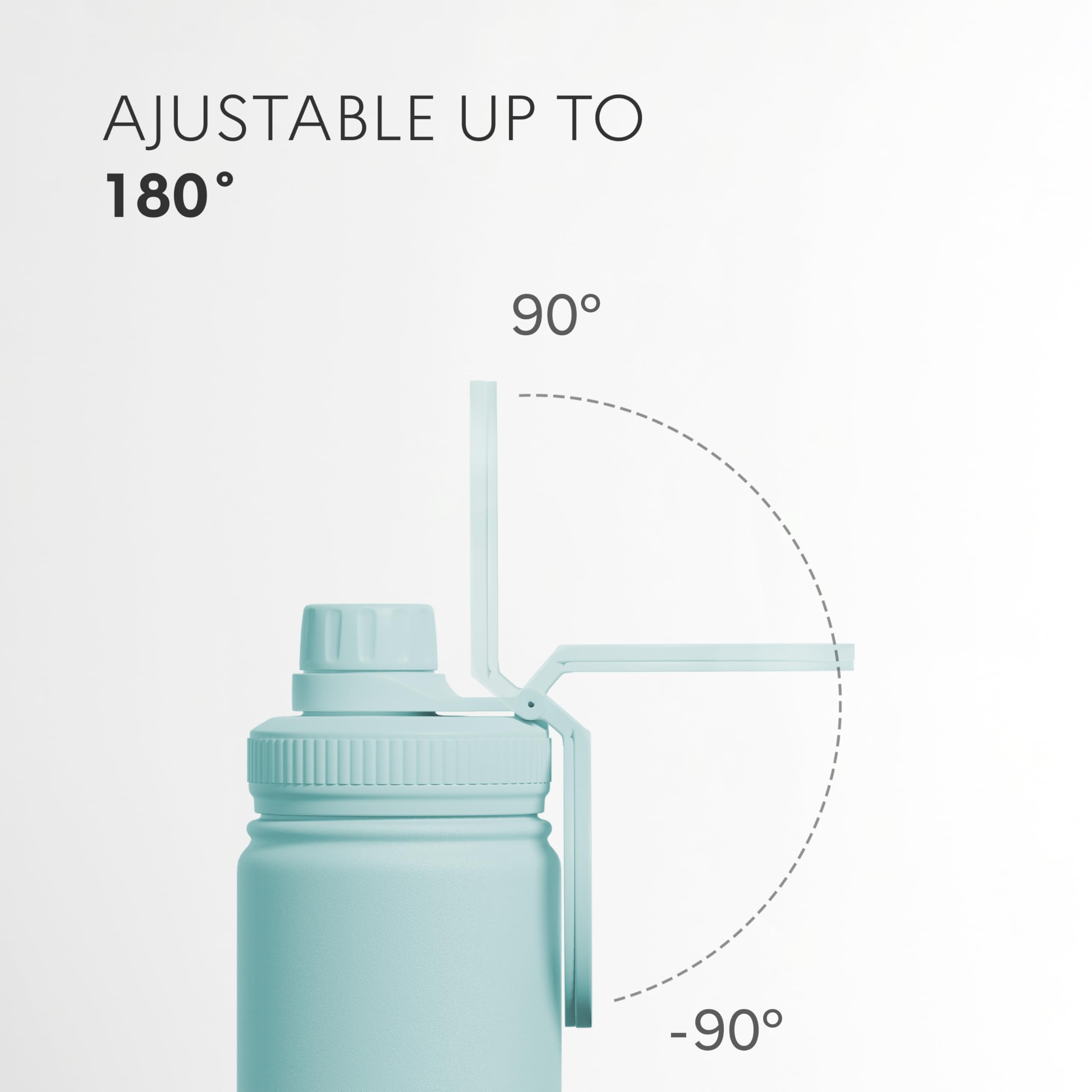 Well & Body Magnet’O Magnetic Bottle 750mL, Blue, 751 ml - Image 3