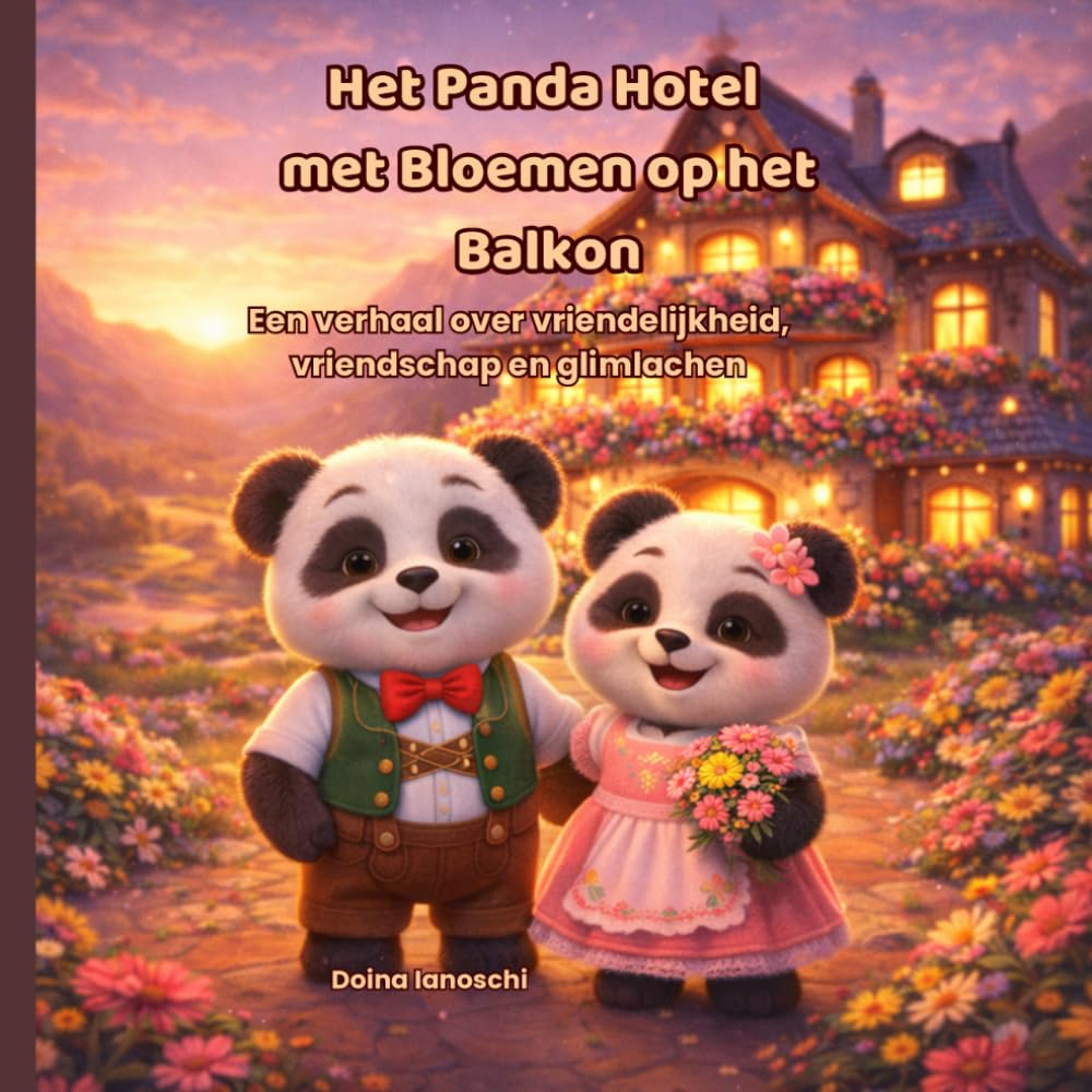 Het Panda Hotel met Bloemen op het Balkon: Een verhaal over vriendelijkheid, vriendschap en glimlachen