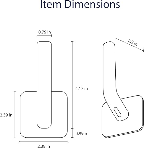 Miniatura 4 de Gancho de pared adhesivo de plástico largo, resistente, para cocina, sala de estar, armario, toalla, abrigo, soporte organizador de banda, fuerte