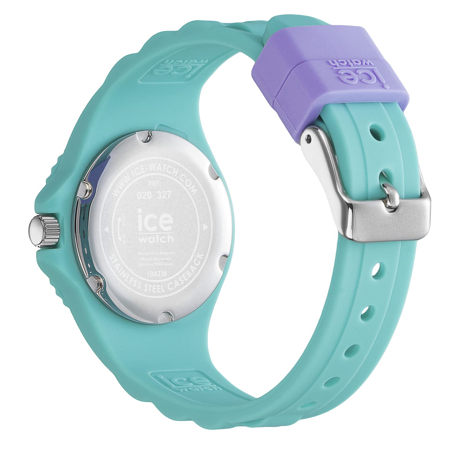 ICE-WATCH - Ice Hero Aqua Fairy - Montre Verte pour Fille avec Bracelet en Silicone - 020327 (Extra Small)