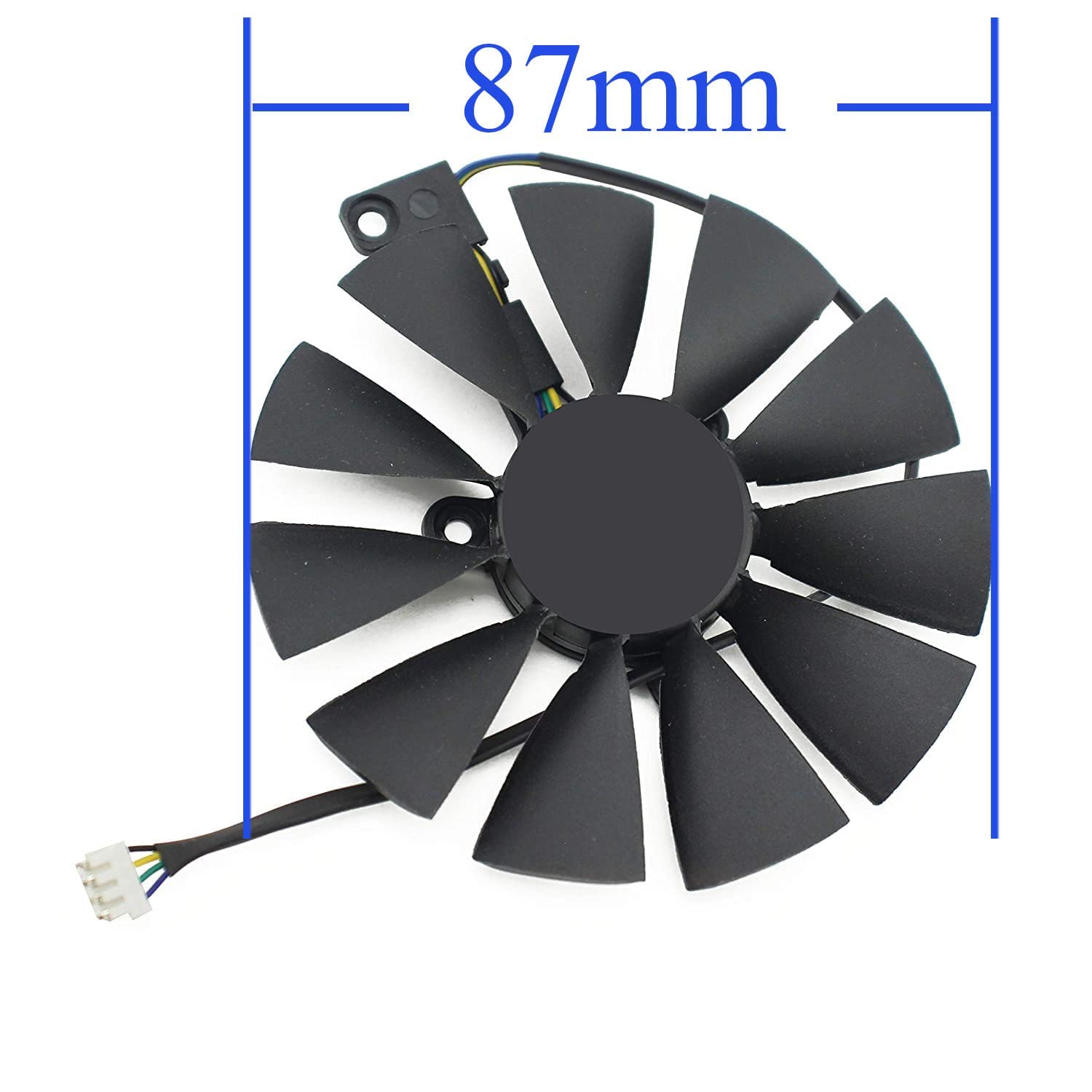 87 millimetri FDC10U12S9-C T129215SH 4Pin RTX 2060 2070 2080 GPU Card Cooler Fan per ASUS GeForce RTX2080Ti Gaming Card Fan (Fan-1 paio)
