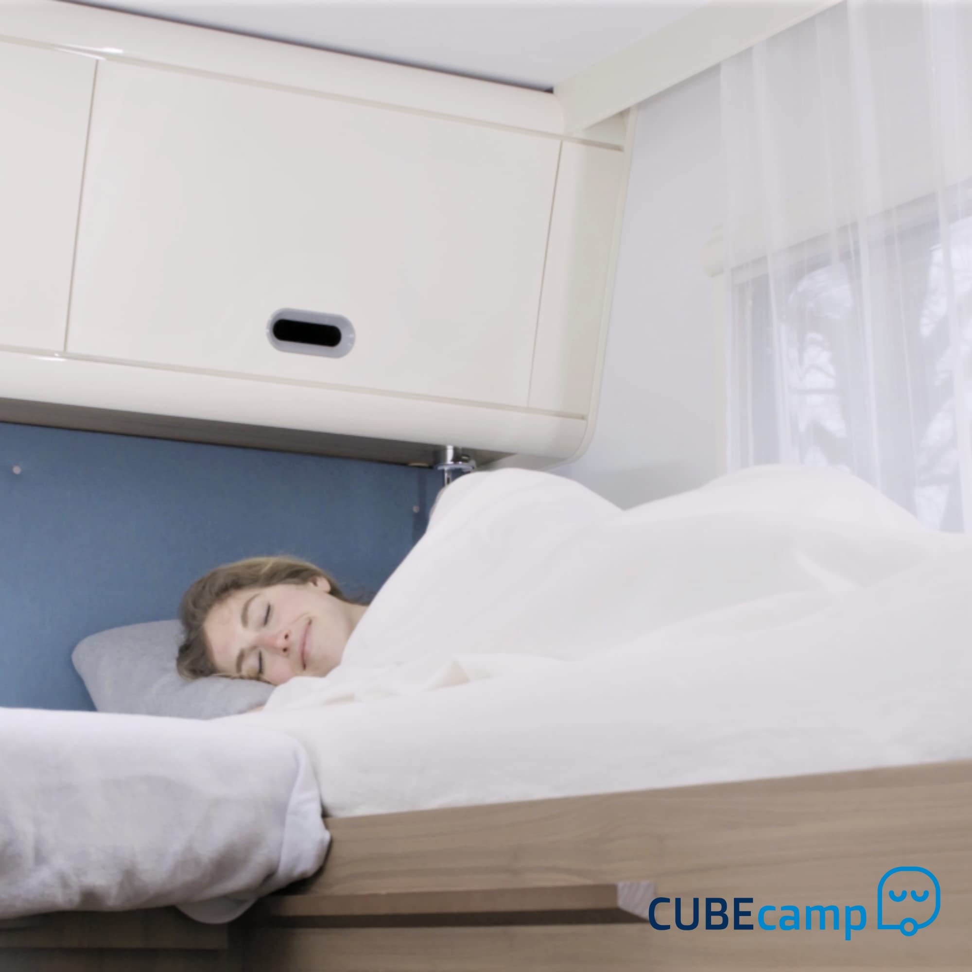 CubeSleep Bettsystem CUBEcamp Set | Schlafsystem für unterwegs | Lattenrost System variabel einsetzbar