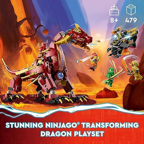 Lego 6425935 Ninjago Heatwave Transforming Lava Dragon 71793 Building Toy Set thumb #1