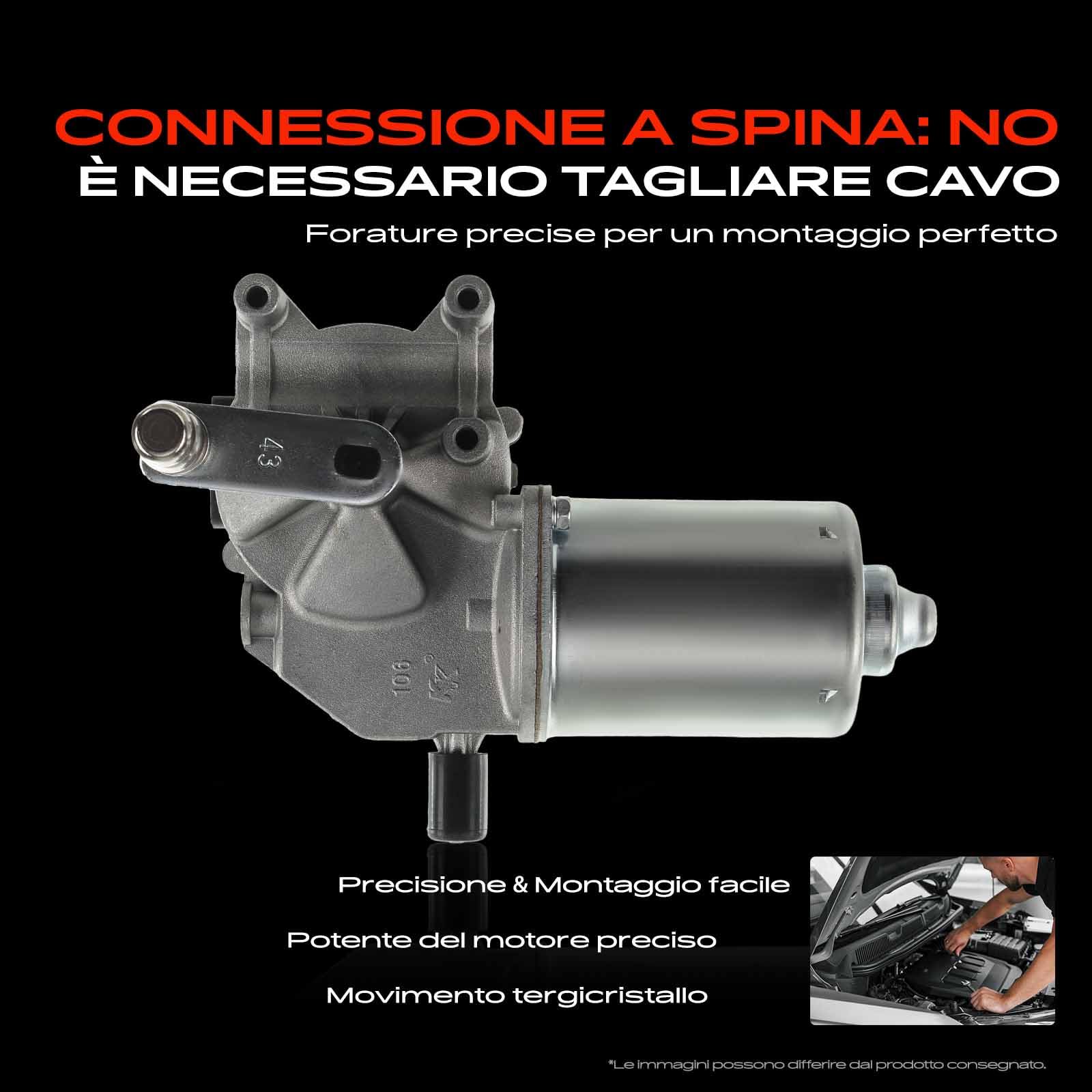 Frankberg Motore Tergicristallo Motore Tergicristallo Parabrezza Compatibile con R.a.n.g.e R.o.v.e.r Evoque L538 R.a.n.g.e R.o.v.e.r Evoque Cabriolet L538 Replace# LR024224,W0027101