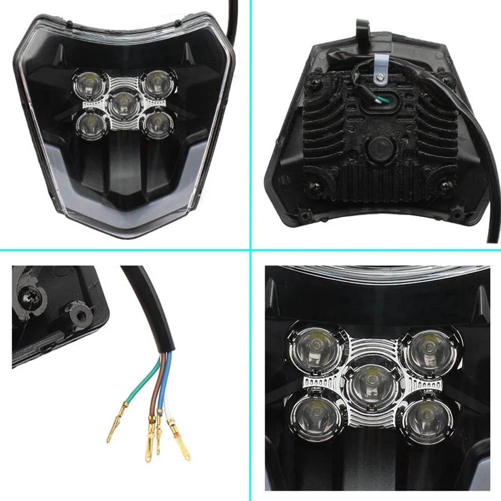 Phare de LED Wick Phare LED pour EXC XC XCF XCW XCF SXF SXS 125 150 250 350 450 530 690