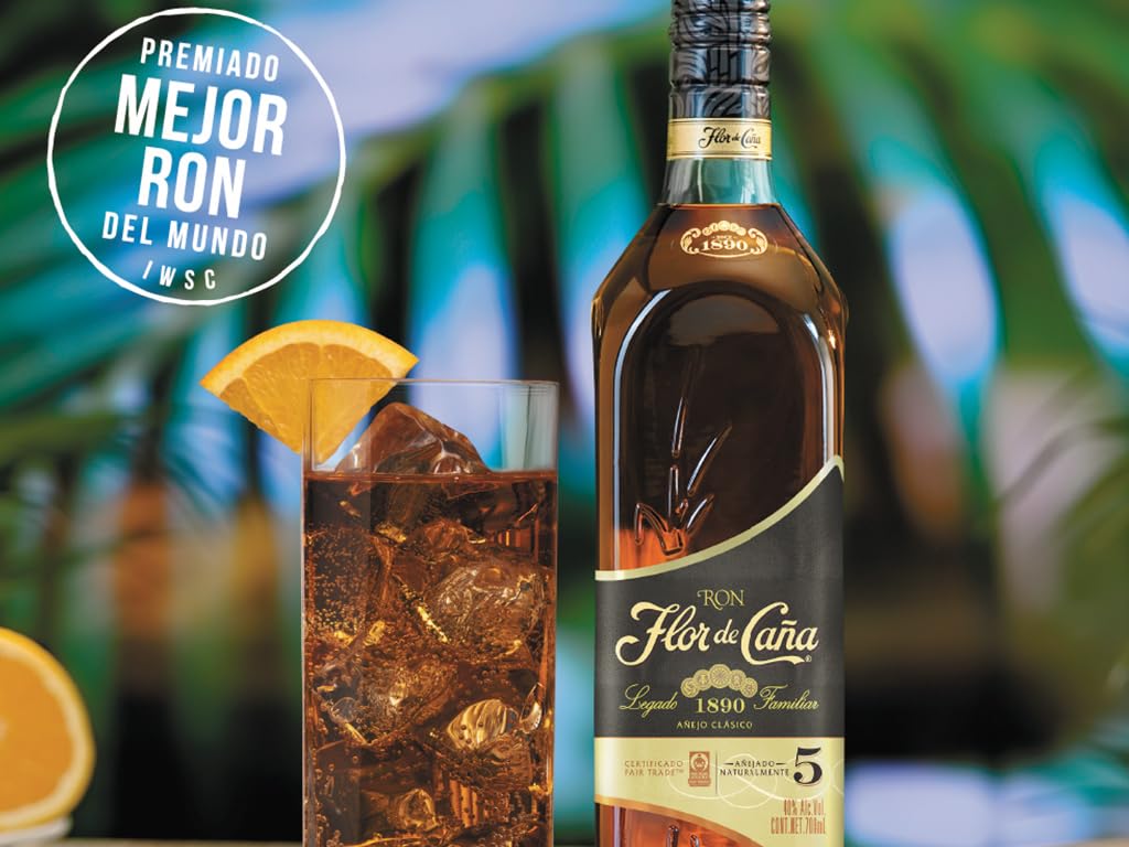 Ron Flor de Caña 5 años, 1 botella 70 cl — view 2