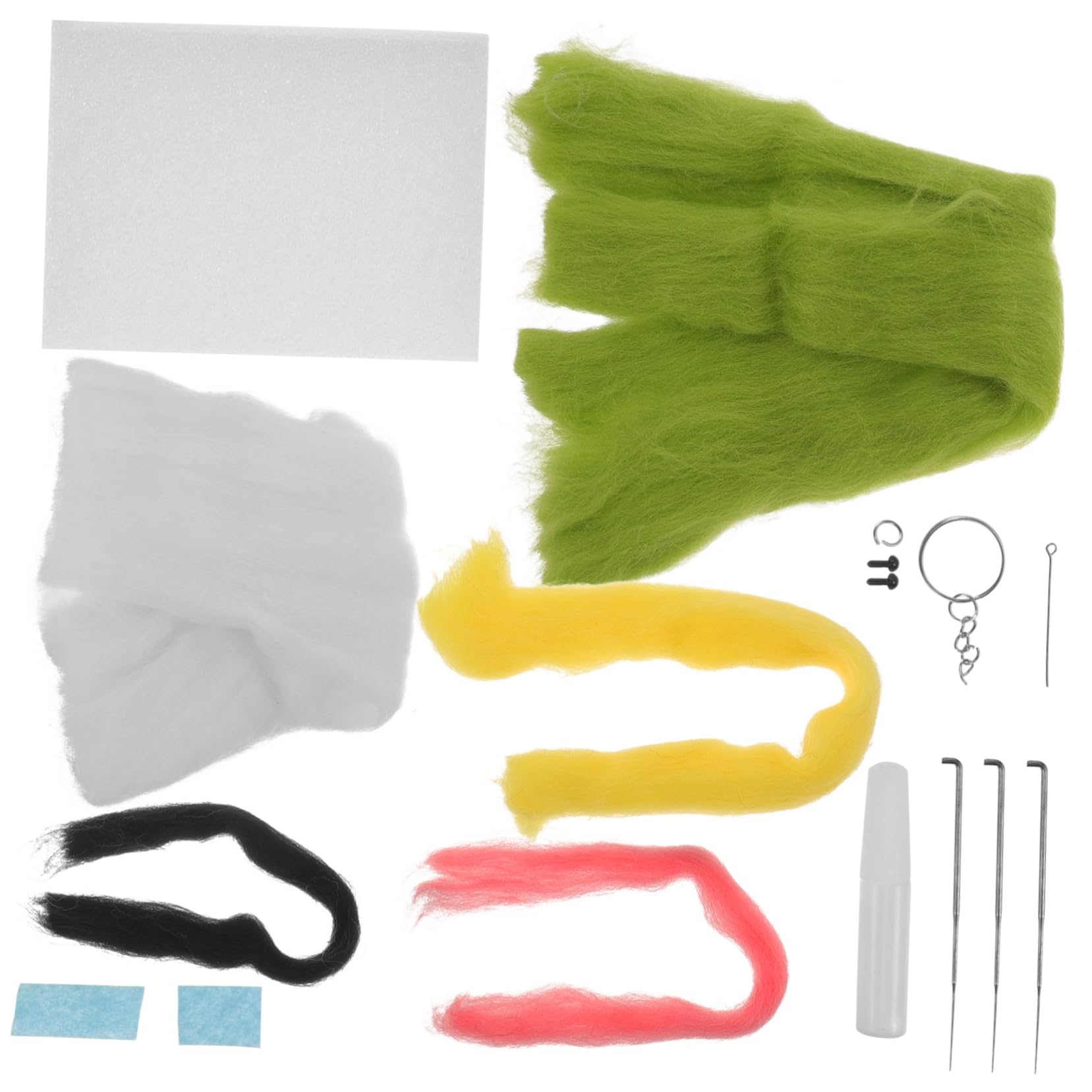 ERINGOGO 1 Set Convenient Needle Felting Kit Complete DIY Felting Crafts Tools for Fun Home Projects for Creating Adorable Dolls Accessories