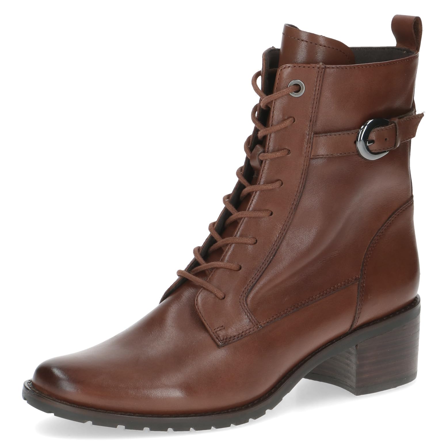 CAPRICE Damen Stiefeletten aus Leder Kleiner Absatz