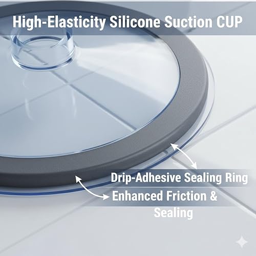 Miniatura 6 de Paquete de 2 barras de agarre para bañeras y duchas, asas de ducha para personas mayores, barra de seguridad de 500 libras, ganchos de soporte