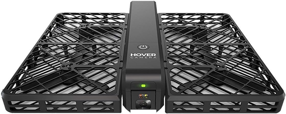 Hover Camera Passport Self-Flying Drone, 4k Video & 13MP Photography, Auto-Follow, Facial Recognition (Renewed)