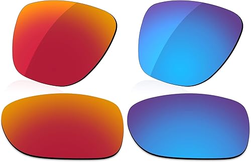 Miniatura 13 de Reemplazo de lente polarizada para gafas de sol Oakley Crossrange XL OO9360 - Más opciones Negro oscuro+plata gris