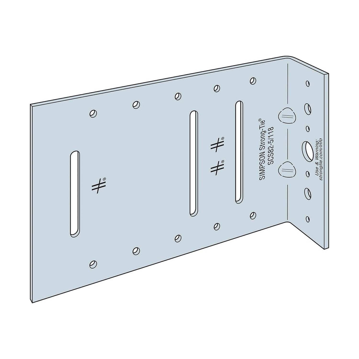 Simpson Strong-Tie SCS62-5/118-KT25 SCS 2 in. x 6 in. x 5 in. 10