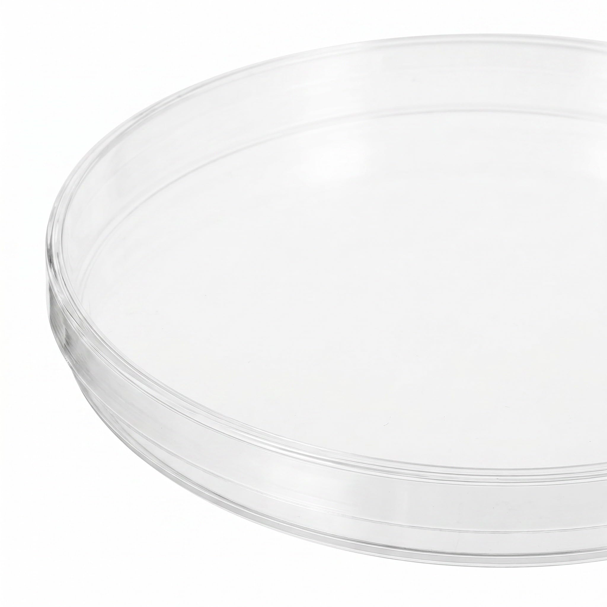 Kisangel Set di 20 piastre di Petri trasparenti con coperchio, 150 mm, in plastica, ideali per osservazioni microbiologiche e esperimenti scientifici in classe.