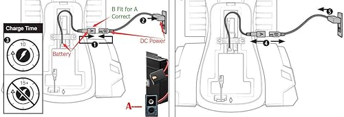 Miniatura 4 de ABLEGRID Paseo del cargador del adaptador de CA de 4FT 6V para el ciclo del Pacífico Disney Quad 4 rueda