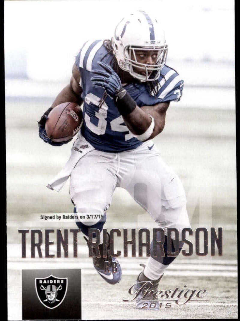 2015 Panini Prestige 173 Trent Richardson NMMT Oakland