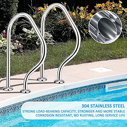 Barandal para piscina de acero inoxidable 304 miniatura 3