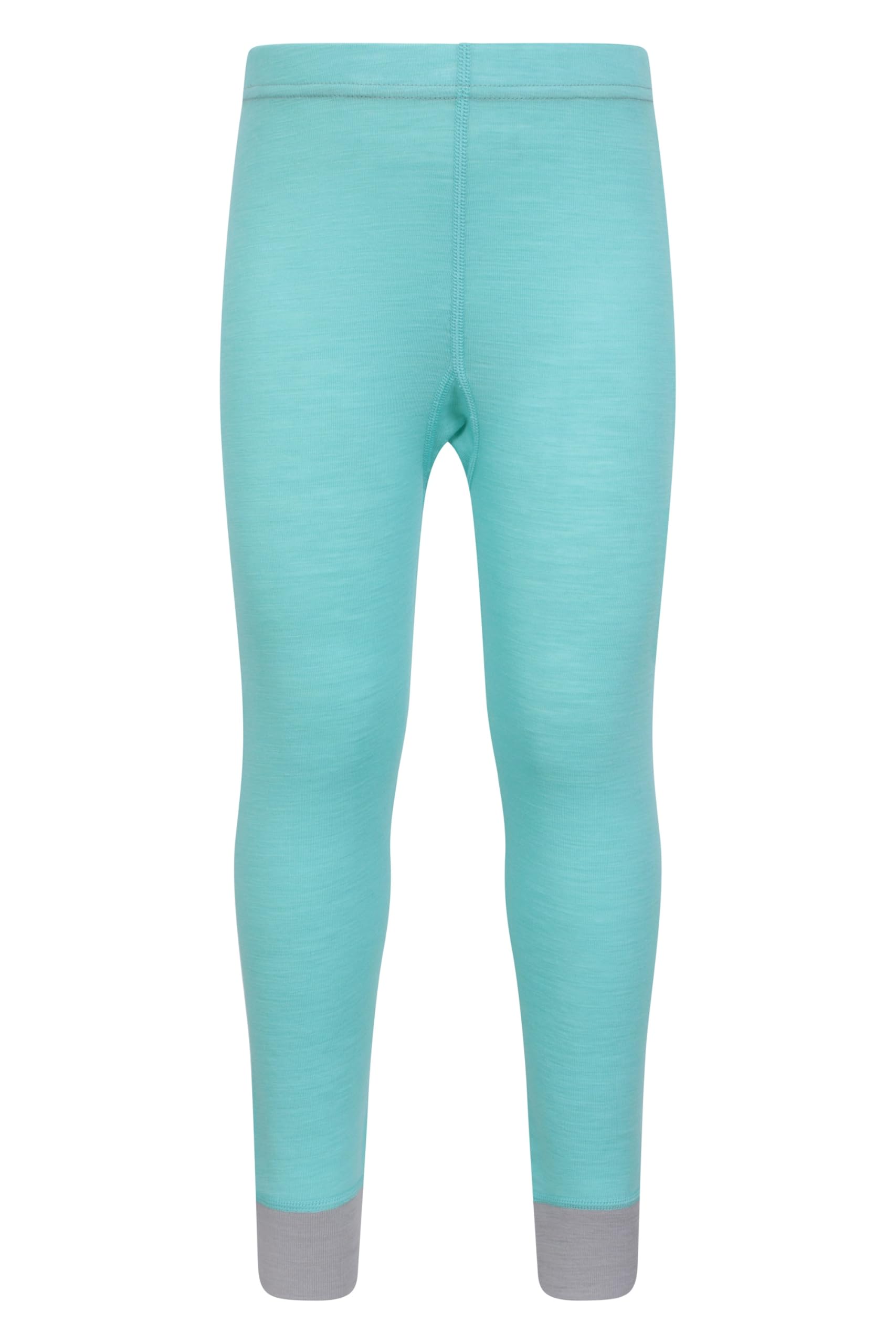 Mountain Warehouse Merino Kids Baselayer Pants Mint - Unicorn Teen Size 13 Years