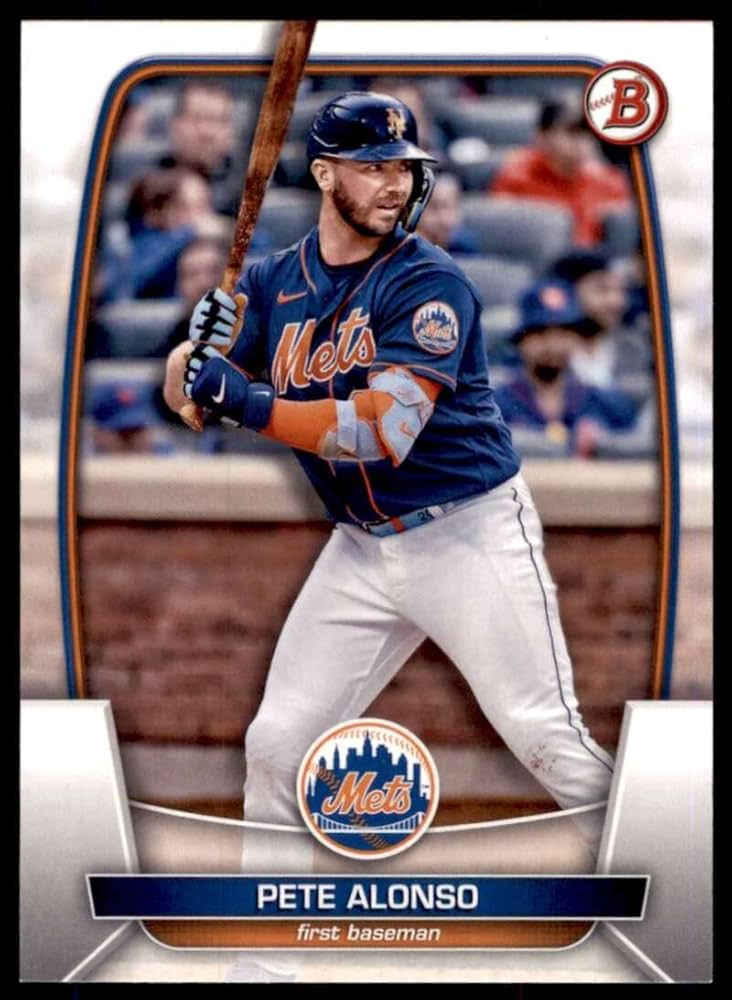 Amazon.com: 2023 Bowman Baseball #78 Pete Alonso New York Mets