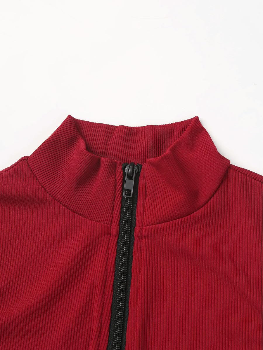 Body deportivo sin mangas para mujer, con media cremallera frontal, leotardo, gimnasio, yoga, entrenamiento, ciclismo, ropa deportiva