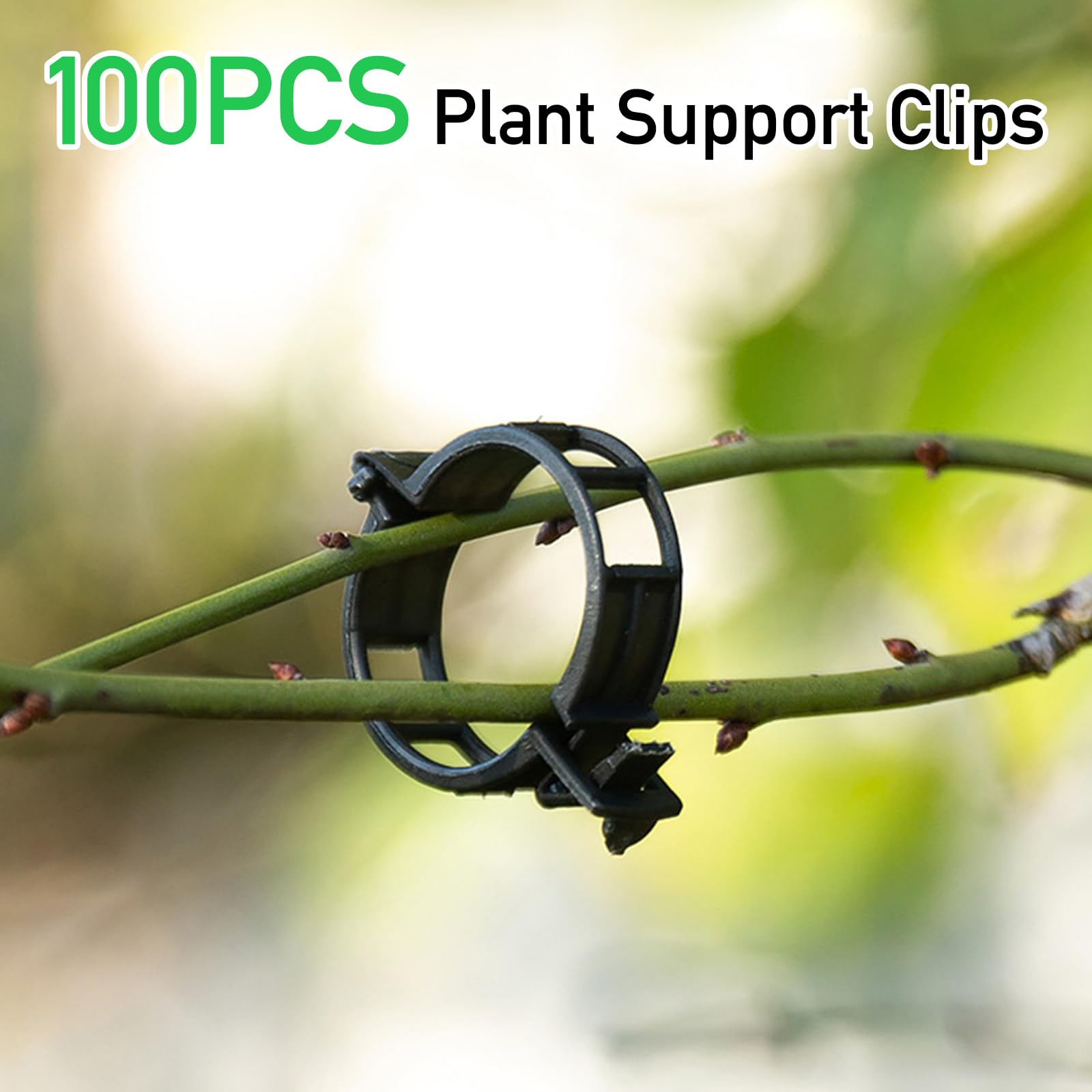 100 Pcs Clip Di Supporto Per Piante Pomodori Sostegno Vite Fissaggio