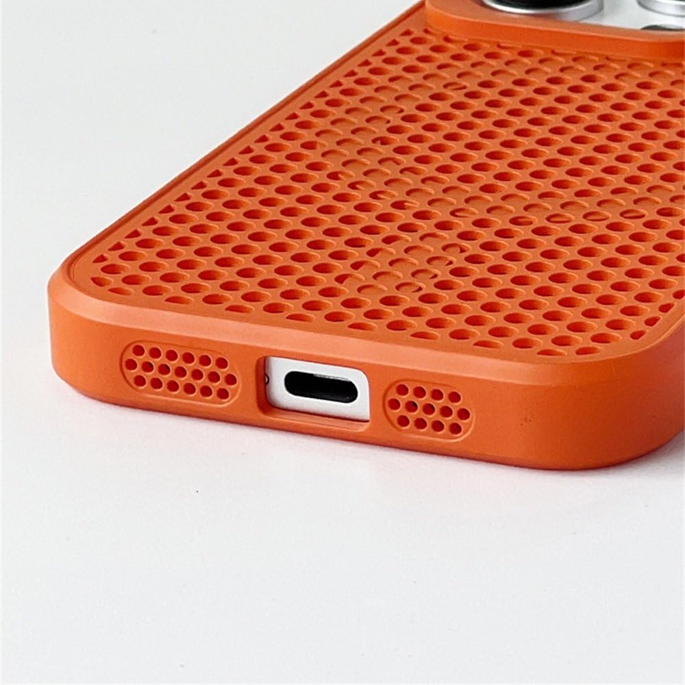 Magnetyczne etui o strukturze plastra miodu do iPhone'a 16 15 14 13 12 Pro Max 15 14 Plus 13 12 Pro bezprzewodowe ładowanie oddychająca obudowa, B fioletowy, dla iPhone 15 Plus