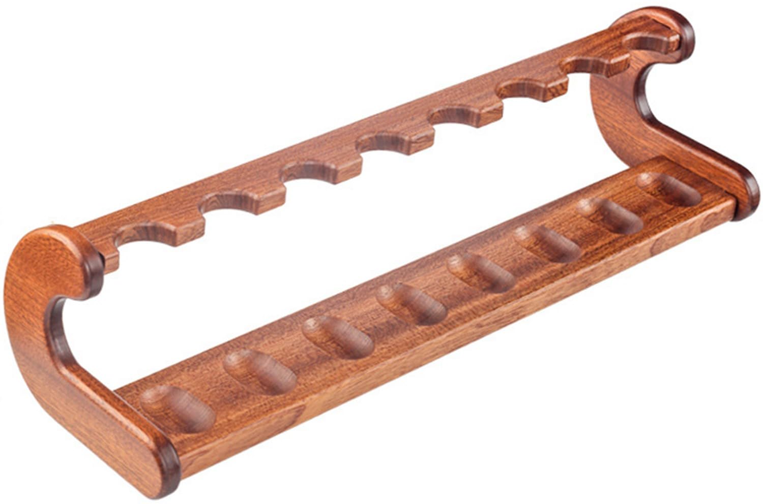 Espositore per Pipa in Legno per Tabacco per 8 Pipe per Tabacco, Supporto per Pipa per Tabacco, Portapipa in Legno Universale, Espositore con Venature del Legno Casa E Ufficio