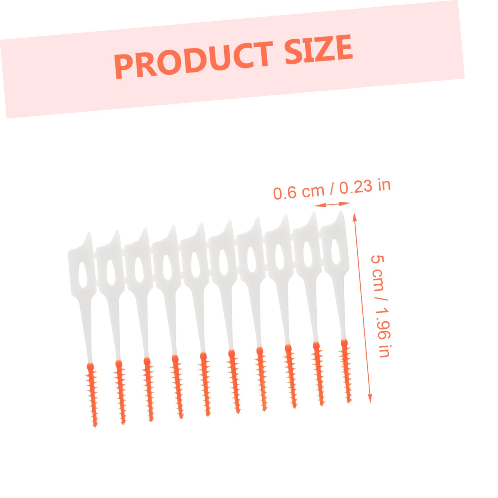 ORFOFE 80pcs Interdental Floss for Braces Gum Advanced Teeth Cleaning Gum Picks Portable Oral Care Tools Professional Dental Care Kit