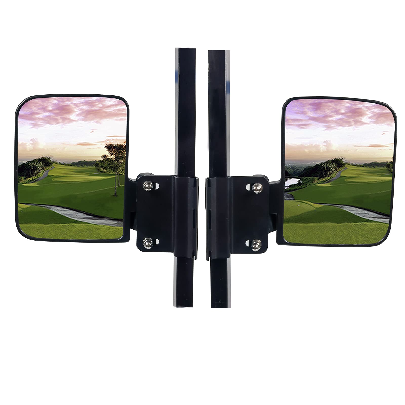 Buy Mamiko NoDrilling Required Golf Cart Folding Side View Mirrors
