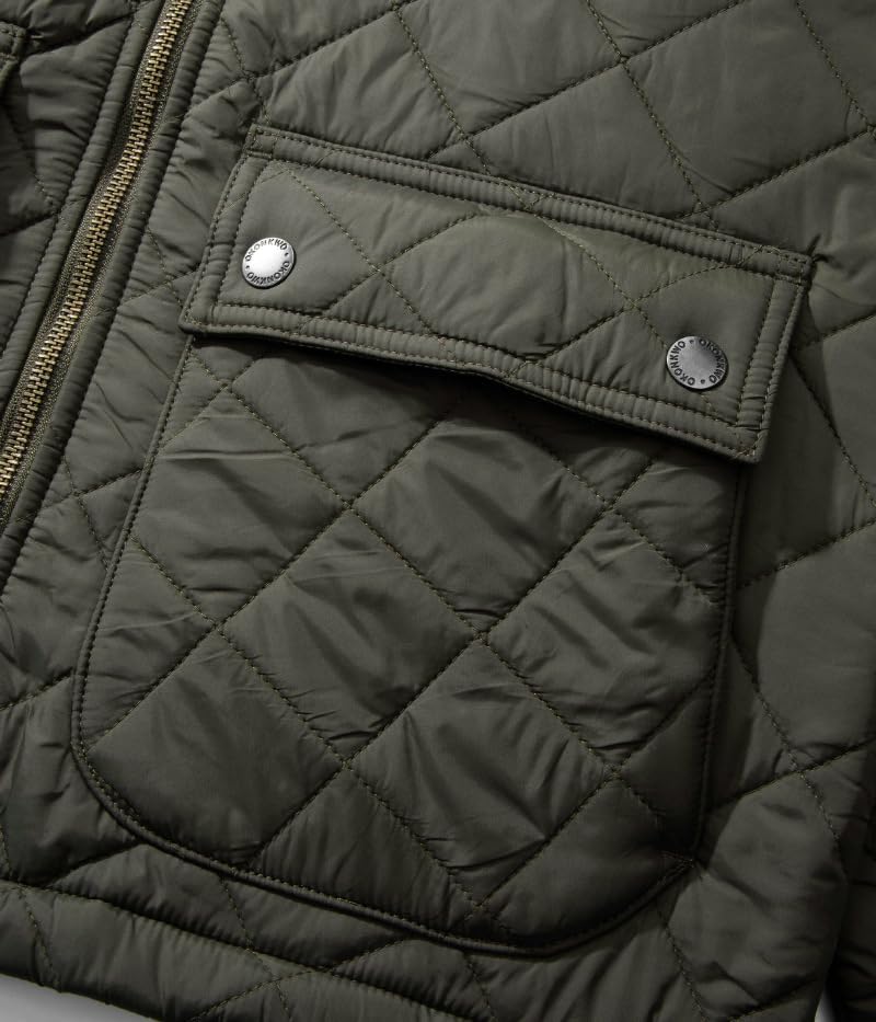 [Cociliye] キルティングジャケット メンズ 中綿ジャケット 秋冬 厚手 ワークジャケット 中綿コート 防寒 防風 アウター