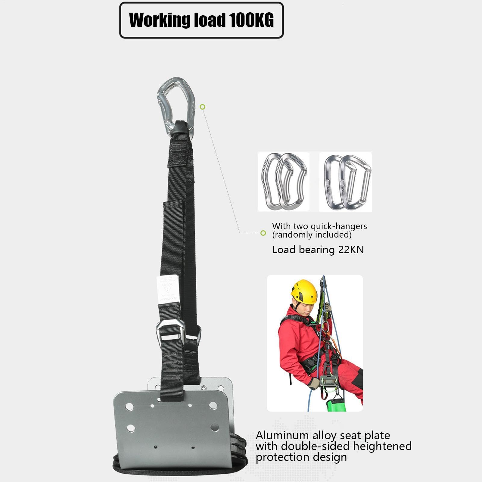Imbracatura Da Arrampicata Da Alpinismo Ausili Quotidiani | Cintura Da Arrampicata Regolabile Comfort Attrezzatura Sportiva Per Tetti Lavori Aerei Impalcature Outdoor Uomo Donna