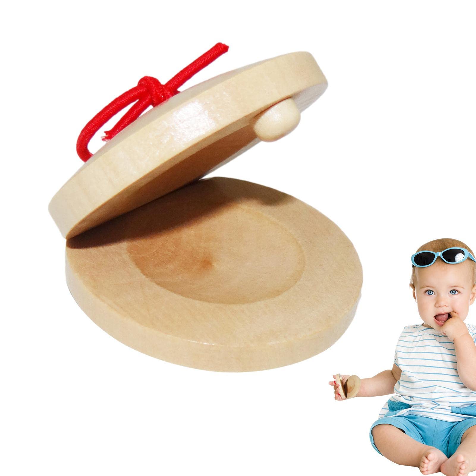 Neamou Spanish Castanets,Castanets For Kids | Funny And Creative Musical Castanets Instrument For Children's Theme Parties, Kindergarten Stage Performances
