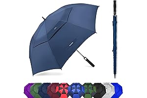 Golf Umbrella Large 62/68/72 Inch, Extra Large Oversize Double Canopy Vented Windproof...