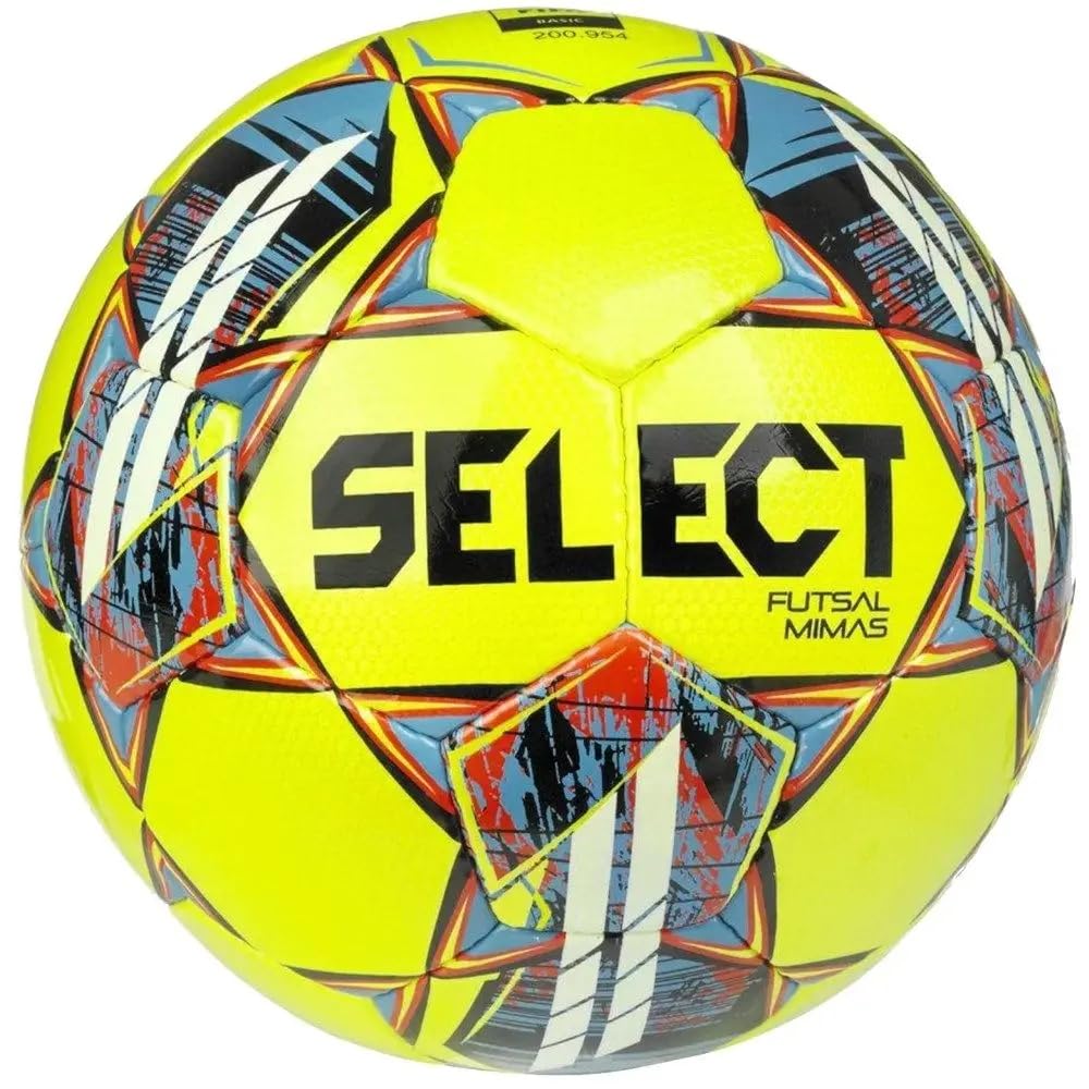 Select Futsal Mimas FIFA Basic Ball MIMAS YEL-BLU, Unisex footballs, yellow, 4 EU