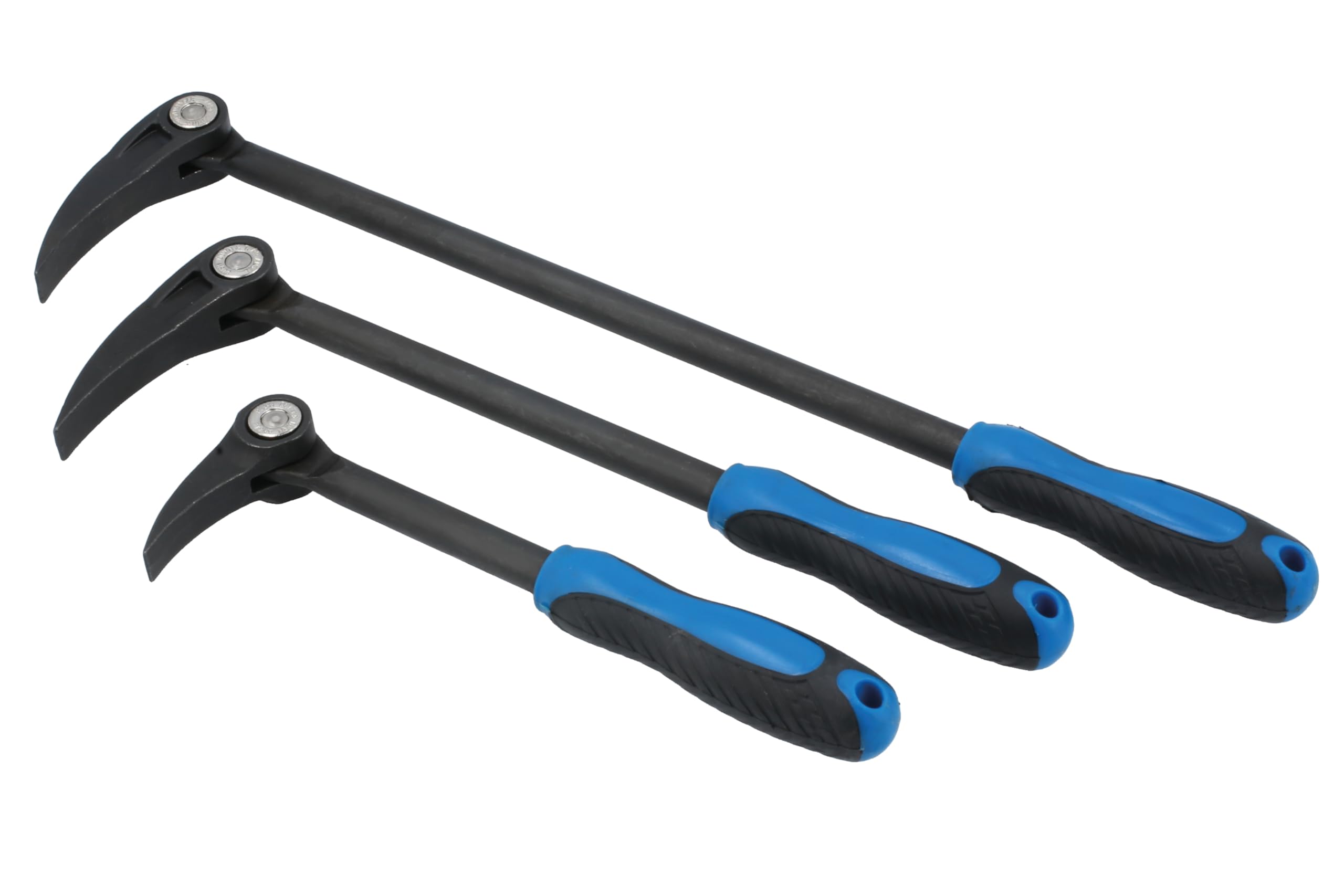 Laser 8825 Adjustable Head Pry Bar Set 3pc, MULTI