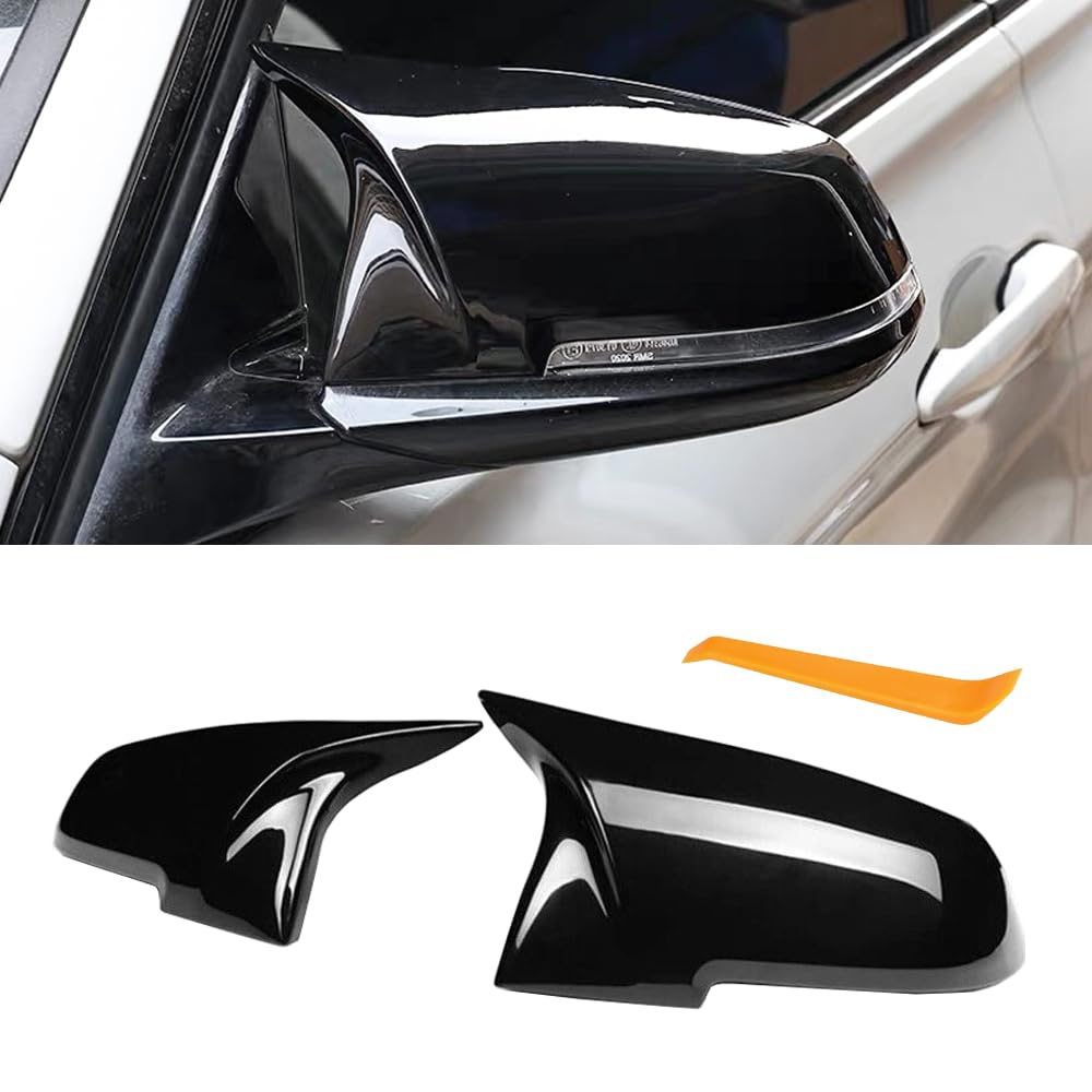 YOCENSE Mirror Caps Fitment for BMW 2PCS-Set (Gloss Black, F22 F30 F32 F36)