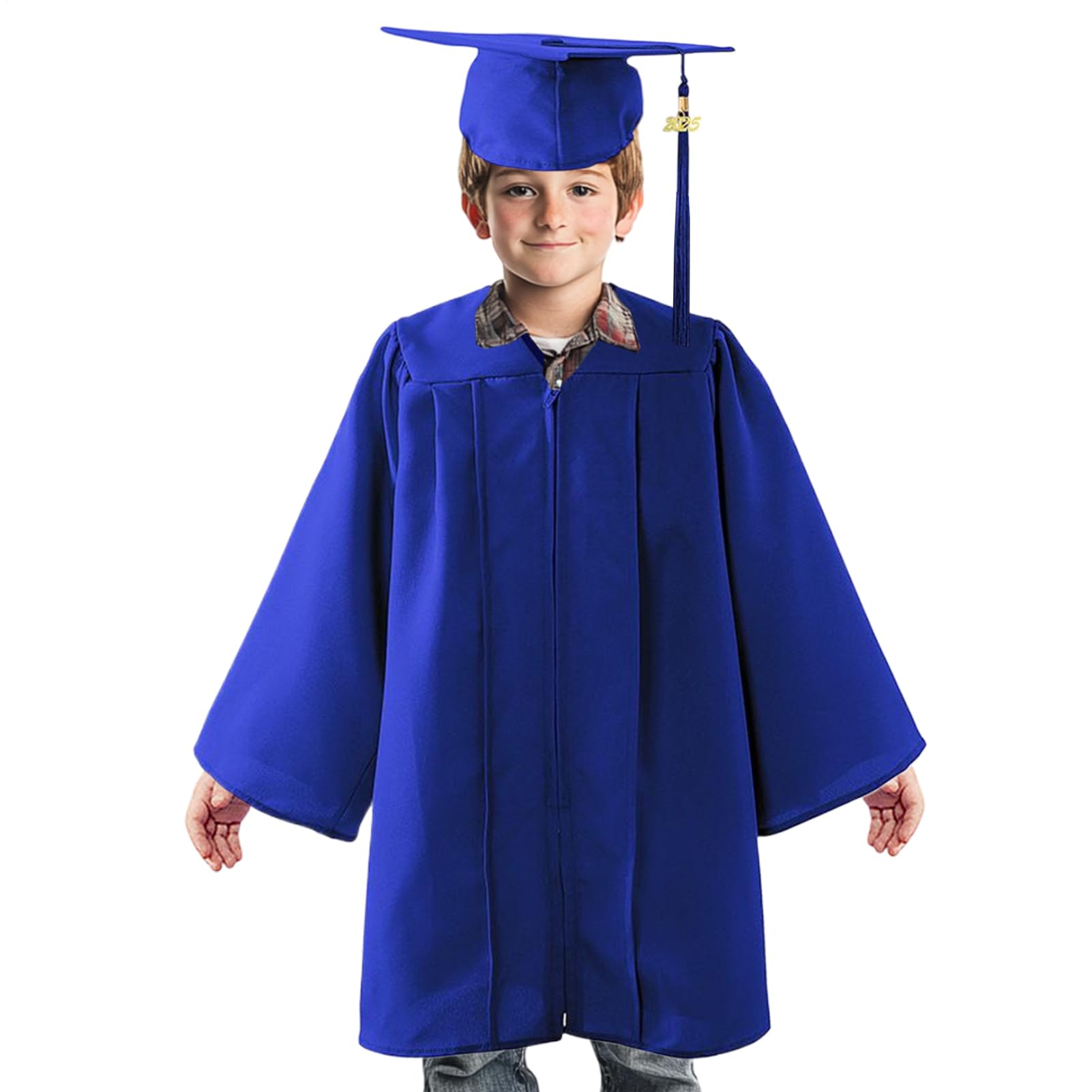 Kids Cap and Gown,Comfortable Graduation Robe Cap and Gown Tassel Set - Stylish Performance Clothes 2025, Uniforms Sets for Primary School, Kindergarten