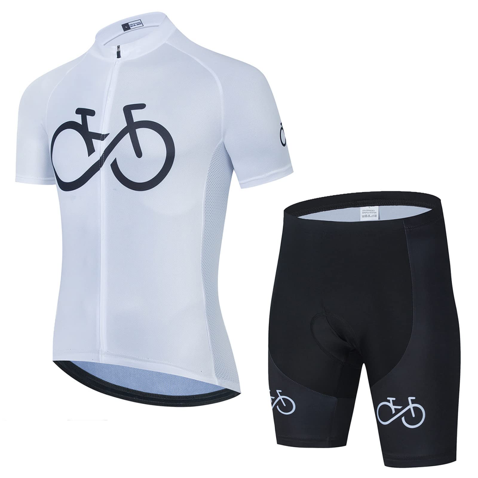 HXTSWGSMen’s Cycling Jerseys Set for Outdoor Biking,Pro Bicycle Team Short Sleeve,Men Cycling Jersey Summer Breathable Cycling Clothing Sets
