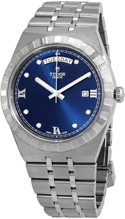 Amazon.com: Tudor Royal Automatic Diamond Blue Dial 41 mm Men's Watch M28600-0006  : Clothing, Shoes \u0026 Jewelry