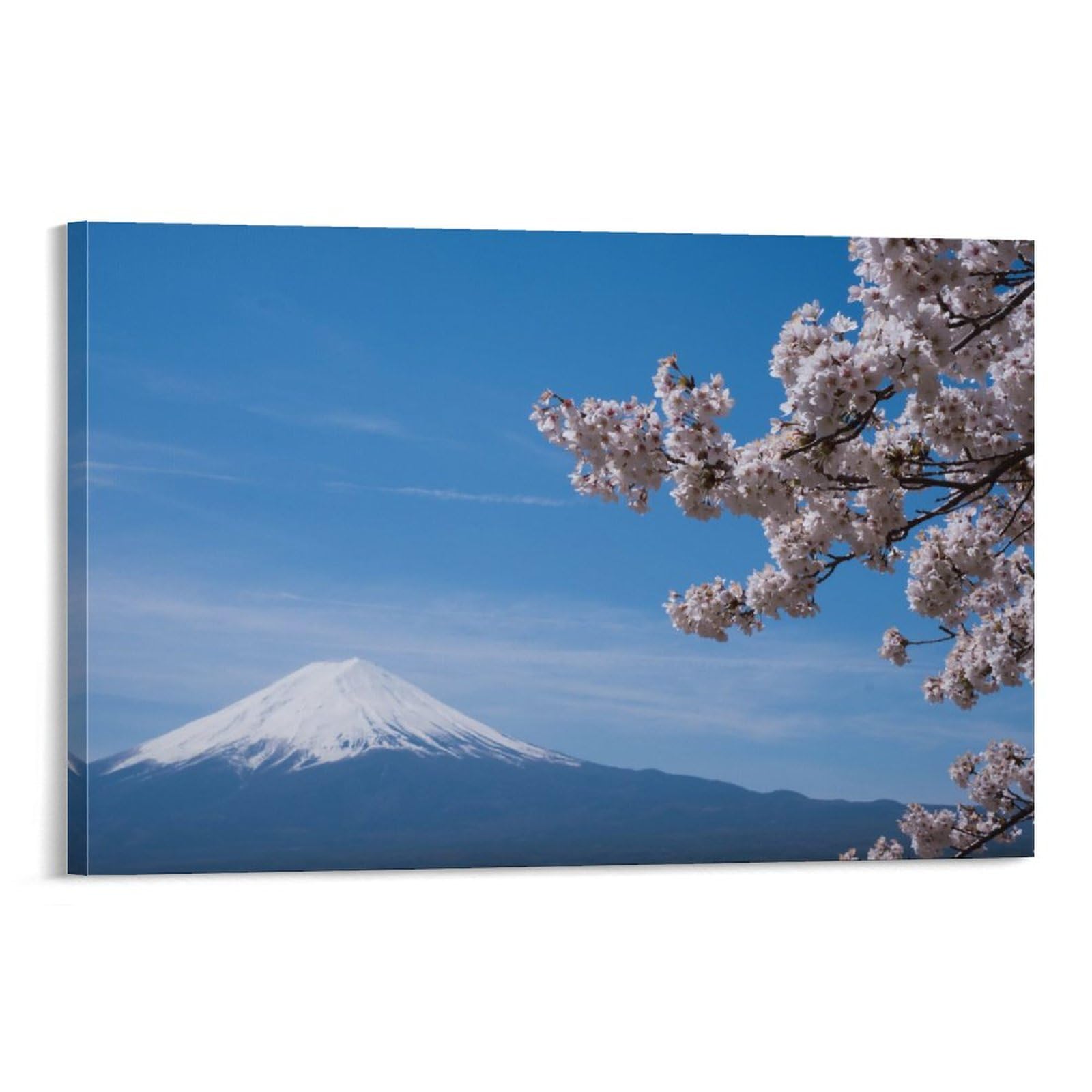 Amazon.co.jp: 絵画 桜と富士山インテリア 絵画 日本の写真スタイル 