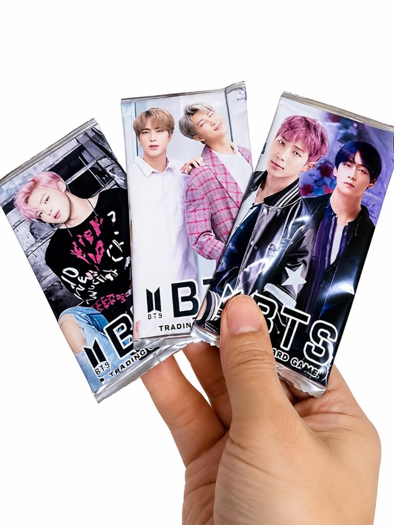 BTS K-Pop Collectible Trading Cards, Action Booster Packs, Assorted Cards, Combo Pack of 2-image-38