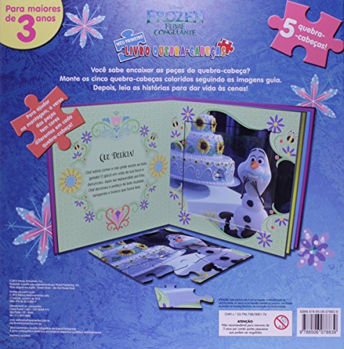 Frozen Febre Congelante: Meu Primeiro Livro Quebra-cabeças