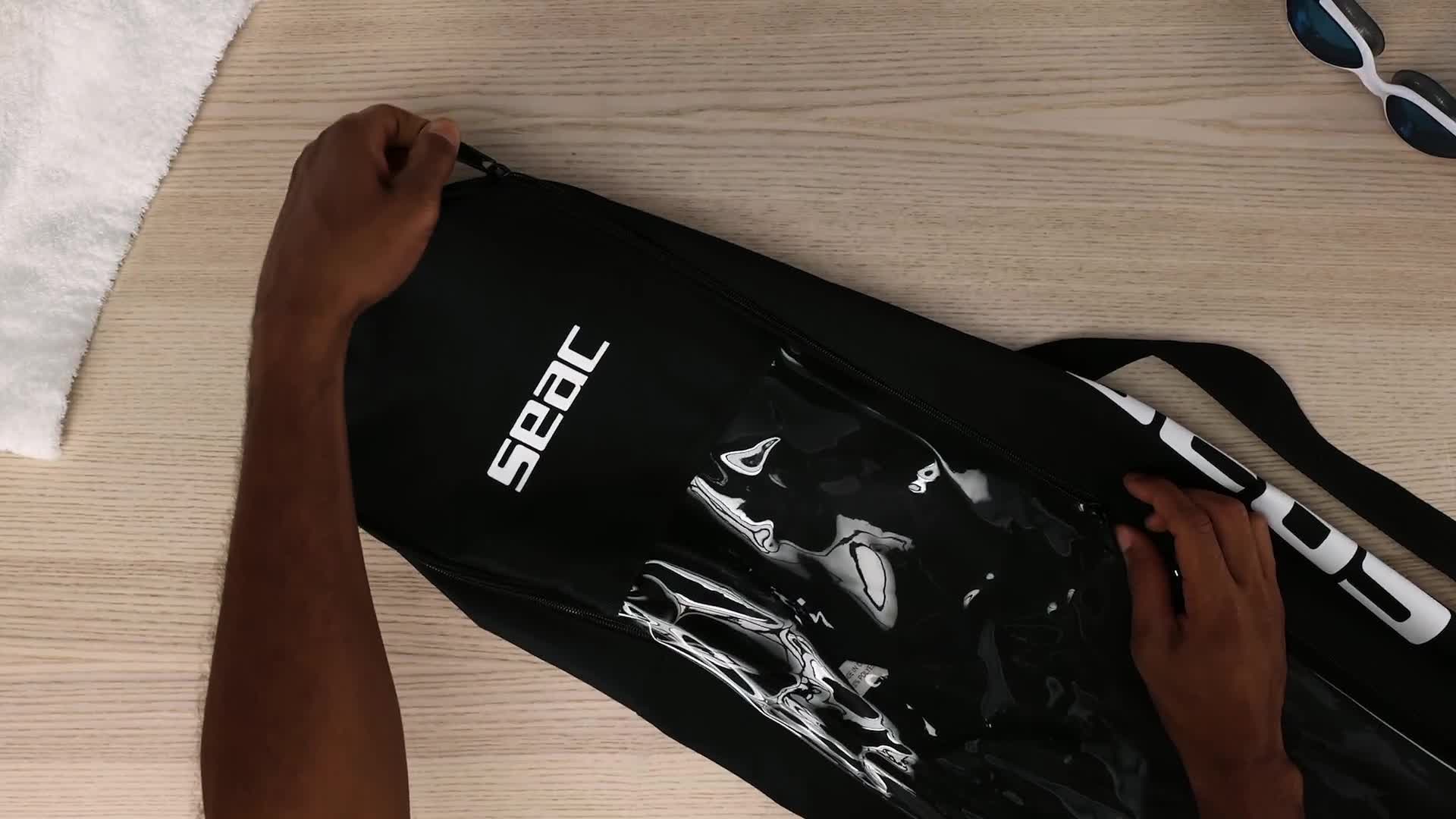 Sac De Transport Pour Palmes D'Apnée SEAC - Freediving Fin Bag (Neuf, MPN 1735)