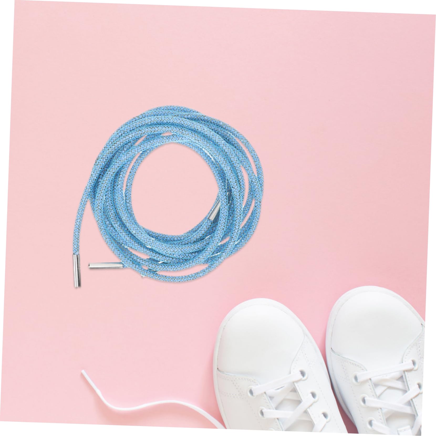 2pares Cuerda De Zapato De Cristales De Brillo Para Calzado Decoración Elegante Para Zapatillas y Calzado Casual De Para