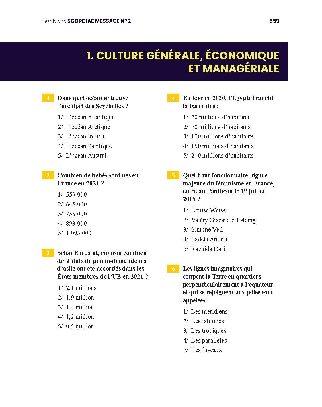La Bible du Score IAE Message 2026: 15e édition