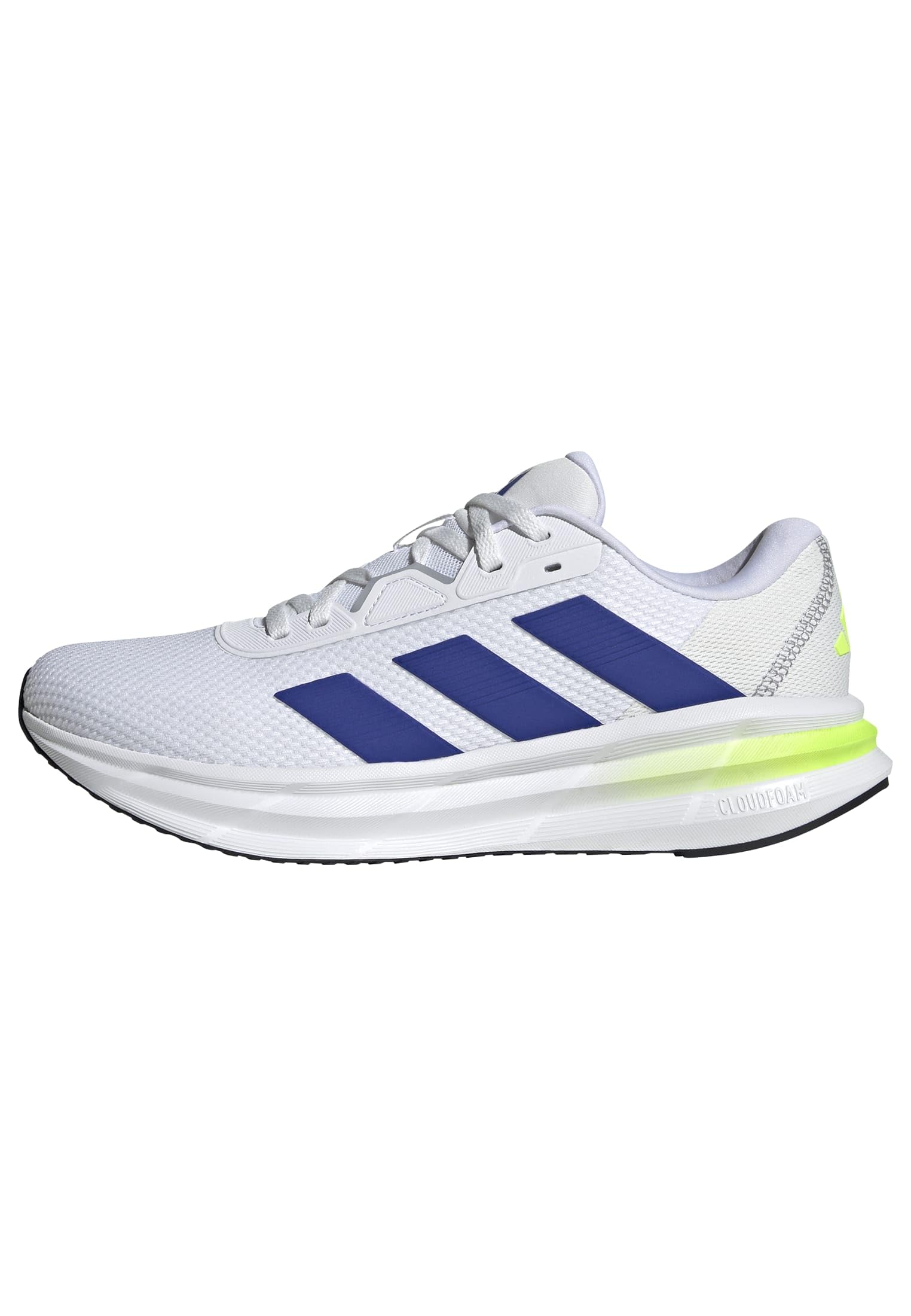 adidas Herren Galaxy 7 Running Shoes, FTWR White/Lucid Blue/Lucid Lemon, 39 1/3 EU