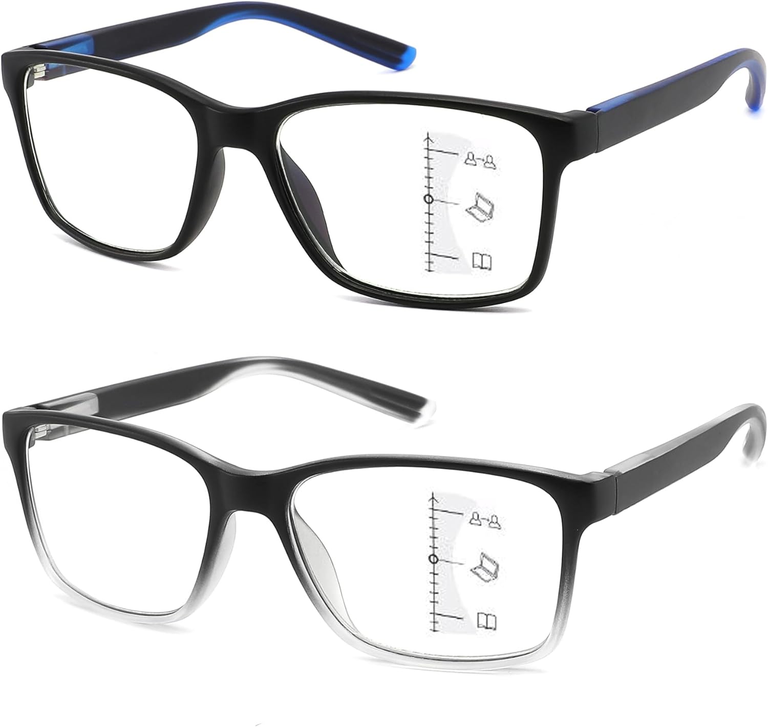 Readersoul Progressive Multifocus Reading Glasses for Men